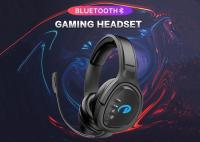 Fones de ouvido para o jogo, auriculares audio de V5.0 Bluetooth do rádio de 50MM