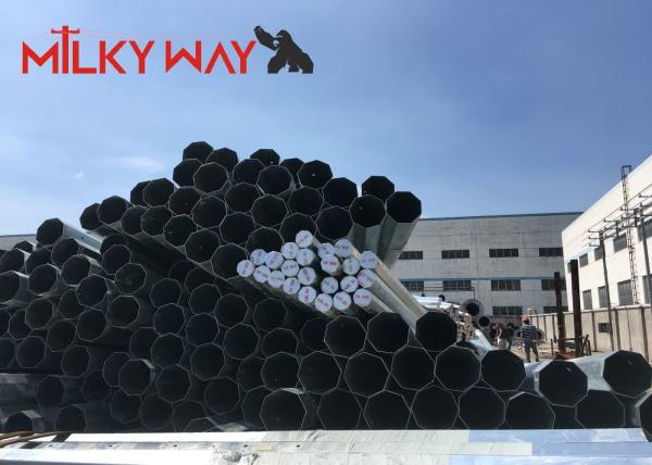 High-Strength Steel Power Pole for Smooth Electricity Distribution and Transmission