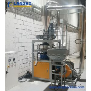 500-1000KG/HR Capacity Wasted Plastic Pulverizer Machine For Recycling Wasted Pipe Or Profile