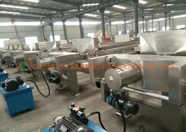 Professional Automatic Stainless Steel Filter Press , 2 Micron Water Filter Press