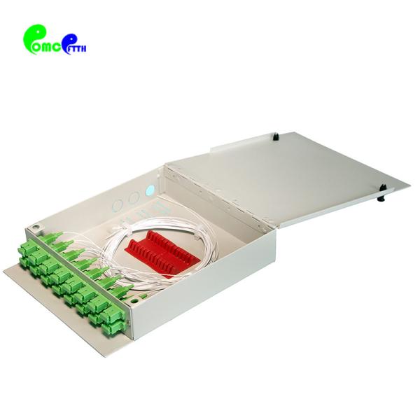 4-24 ports SC FC LC FC E2000 Fiber Terminal Box ( FTB ）wall mounted Cold Rolled Steel for FTTX ， ODN ，PON project