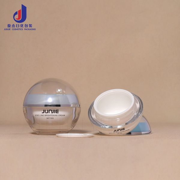 Customized Ball Shaped Skincare Jars Plastic 20g 30g 50g Eye Cream Face Cream Eye Gel Moisturizer Jar