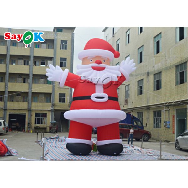 Oxford Cloth Advertising Inflatable Santa Christmas Decoration