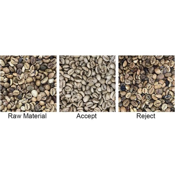Optical Coffee Bean Color Sorter 64 Nozzles Grain Sorter Machine