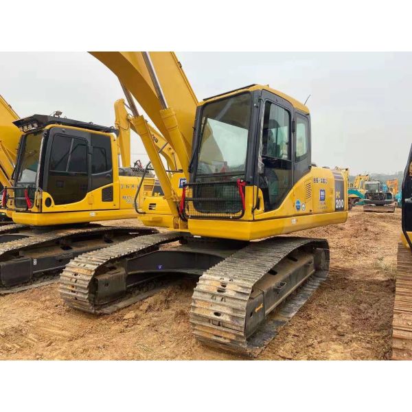 Six Cylinder SAA6D102E-2 Engine PC200-7 Komatsu 20T Excavator