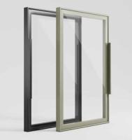 Façades à rupture thermique fenêtres en aluminium de plancher au plafond fenêtres de baie fenêtres encastrées
