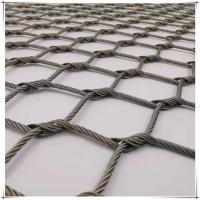 A corda atada 50mm de aço inoxidável flexível Mesh Type X tende o cabo para o jardim zoológico
