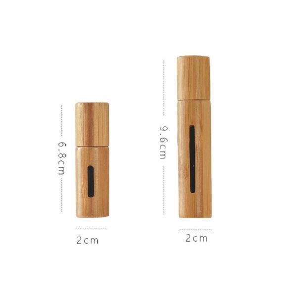 бамбуковый косметический упаковывая крен 10ml на стеклянной бутылке с шариком ролика