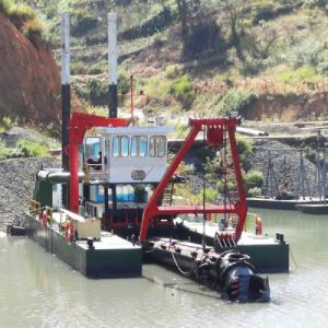 Crown-like Cutter Head Suction Dredge Up To 12 Meters Depth For Versatile