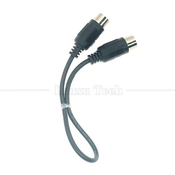 0.2m 1m 2m 3m Shield Male to Male MIDI 6 Pin Din Extension Cable for Keyboard Microphone Guitar