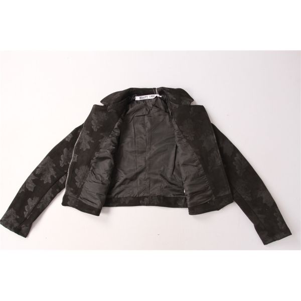 Ladies Suede bomber jacket, Women's Suede jacket, Fashionl style, Metal zipper