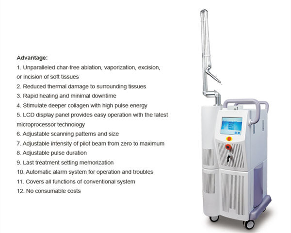 110V к лазеру СО2 машины удаления пигмента 250V 10600nm частичному