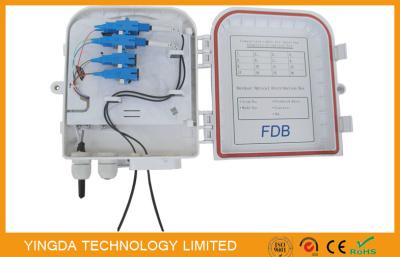 Waterproof a caixa do divisor da fibra ótica do SC de 1 x 8 Plc LC, caixa de junção 8Drops da fibra ótica