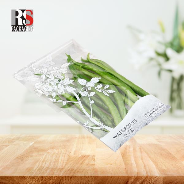 Sacos de embalagem de plástico para vegetais frescos