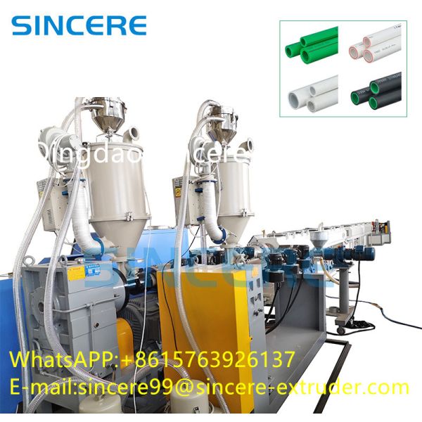 PPR PP MPP Multilayer Plastic Pipe Extrusion Line High Speed Full Automatic