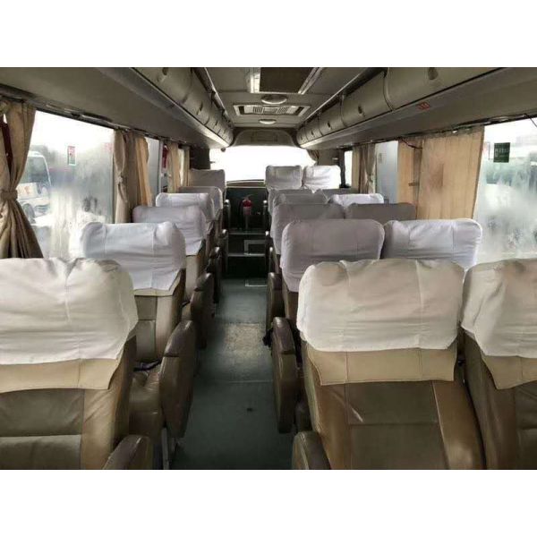 10-23 car utilisé diesel de main de car d'autobus de l'euro III de longueur des sièges 7.9m 2ème