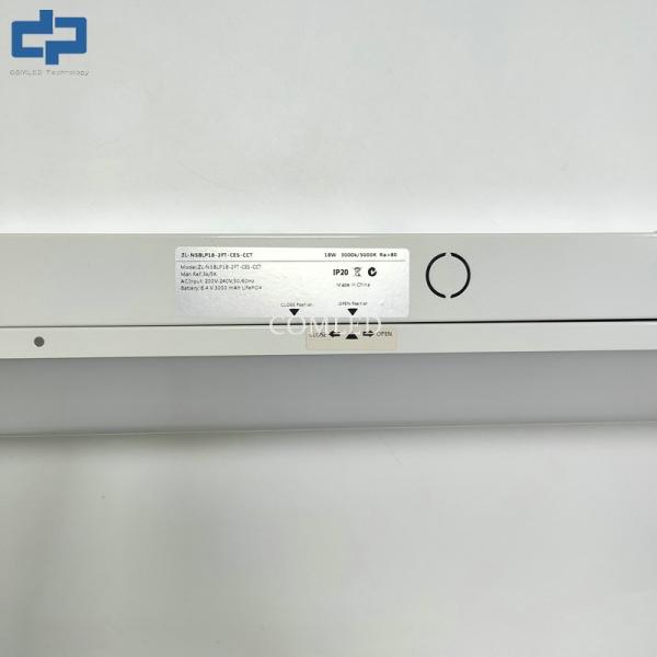 36W 1200mm Emergency LED Batten Light IP20 IK10 Industrial Fixture