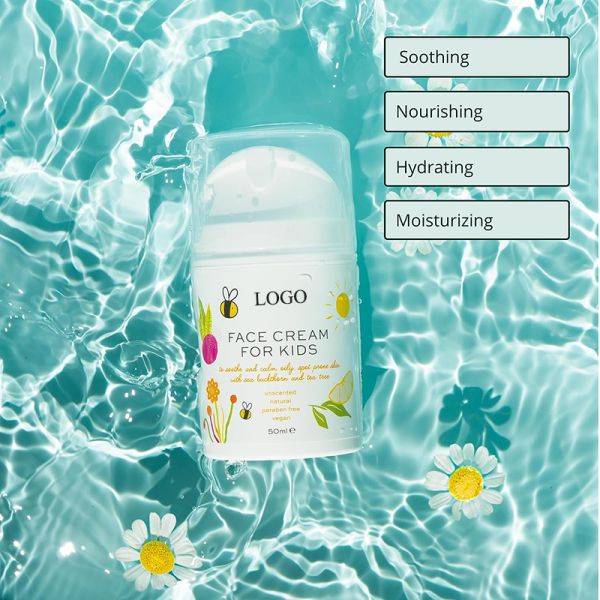 Private Label Face Cream Moisturizer For Kids Nourishing And Calming For All Skin Types Natural Face Cream & Lotion
