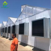 Serre chaude 100% de tunnel Dep Greenhouse de PE de panne d'électricité légère automatique du film 220V haute