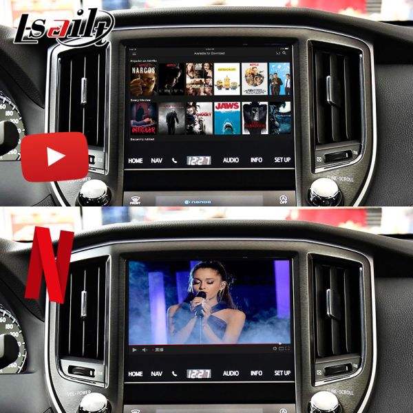 Lsailt CarPlay Android мультимедийный видеоинтерфейс для Toyota Crown, без ущерба для установки, с YouTube, NetFlix