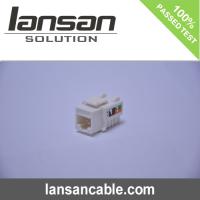 conector 125vac UTP Jack Cat trapezoide 5e dos ethernet Rj45 do ABS 50U