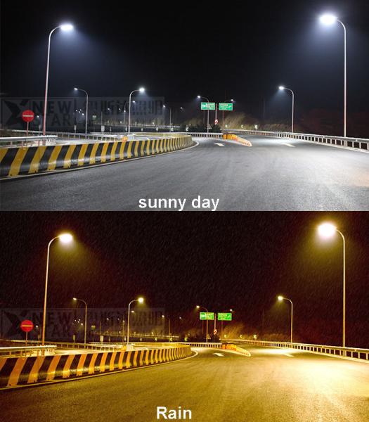 CCT adjustable color change LED street light with solar energy for outdoor use