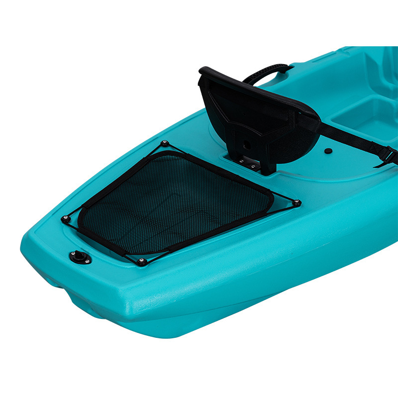 Cross-border HDPE Plastic Children's Fishing Kayak Blow Molded Hard Boat Under 2m Length 55L Capacity 1-Person