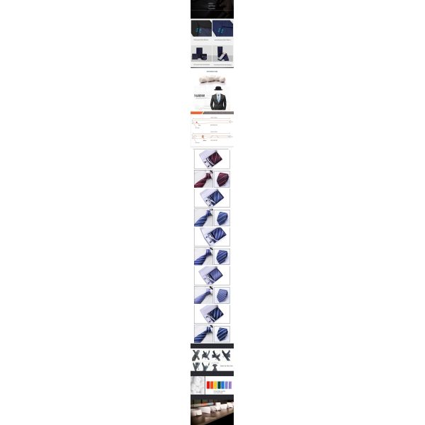 Men's Fashion Accessories Made Blue Woven Tie 100% Silk Necktie for Custom Made Gift Neckties