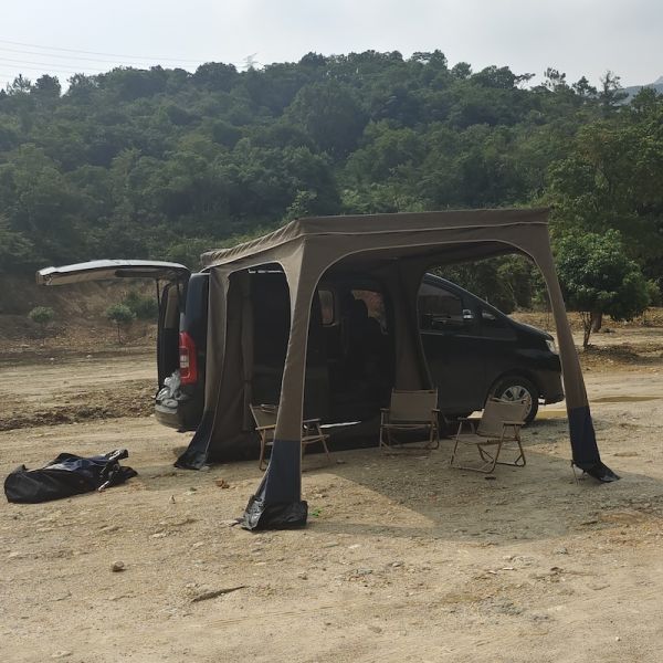 Тент 200D PU2000MM 2,5 x 3 x 2M на открытом воздухе водоустойчивого шатра стороны автомобиля Оксфорда автоматический