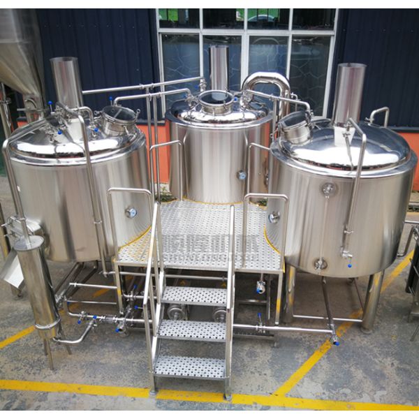 Steam Heated brewhouse Equipment 1000L Rock Wool / PU Foam Insulation