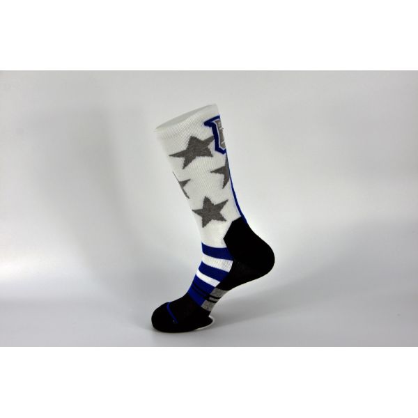 Sweat Absorbent Colorful Basketball Socks , Quick Dry Sporty Boys Basketball