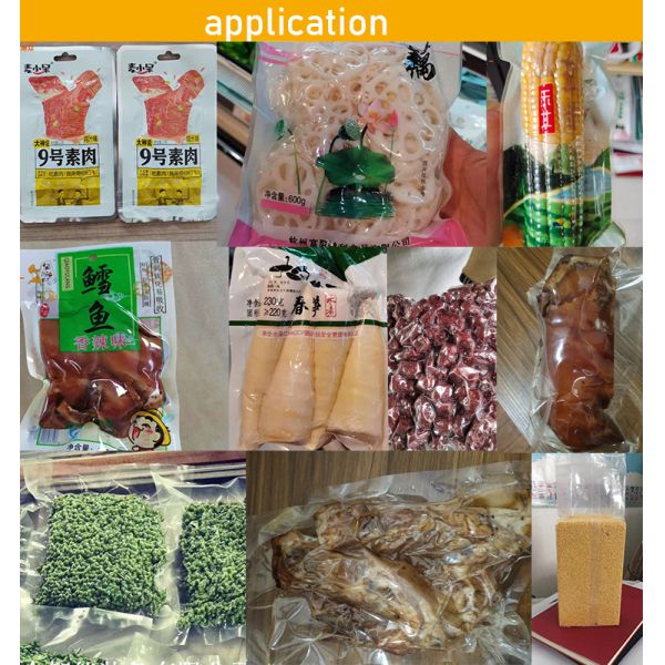 Vacuum Packaging Machine for Plain Package Sealing and Plastic Packaging Material