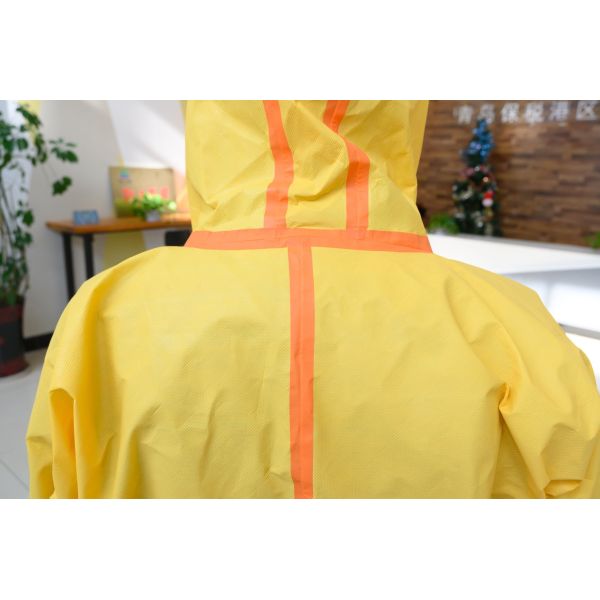 Decontamination Heavy Duty Protective Coverall Disaster Management Biological Hazard Jumpsuit