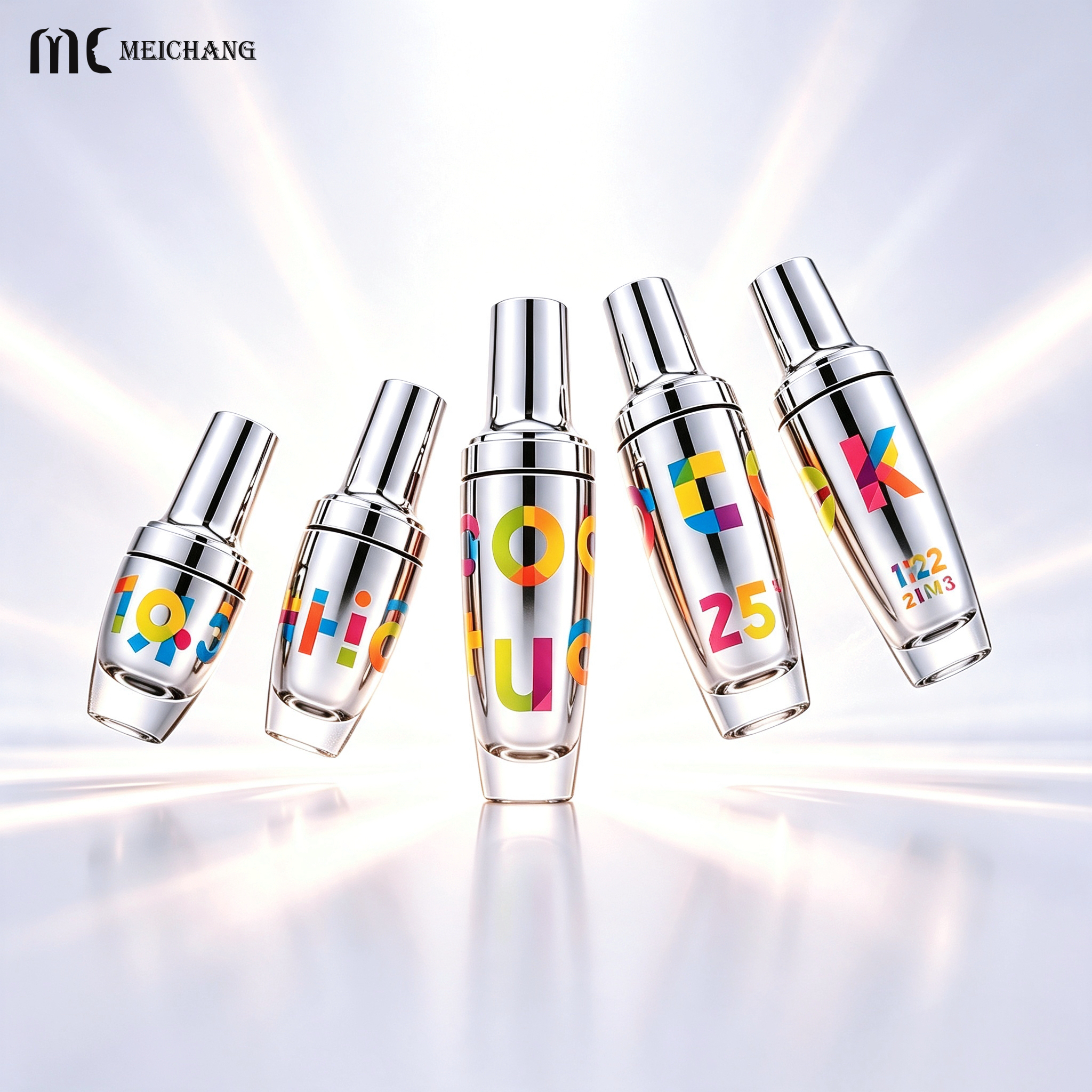 Premium Glass Skincare Packaging Set with Optional Amber Light-Blocking Cream Jar & Serum Bottle Collection(MC-314)