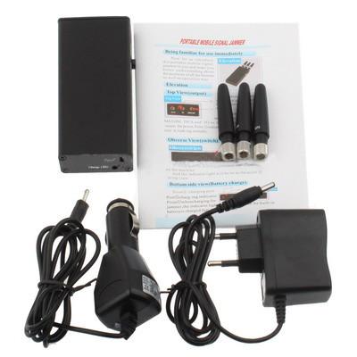 3 Antenna 5 Band Handheld GPS Mobile Phone Jammer