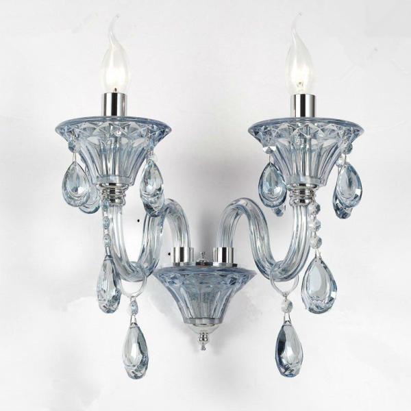 Purple chandelier K9 crystal for Living room Bedroom Lamp (WH-CY-83)