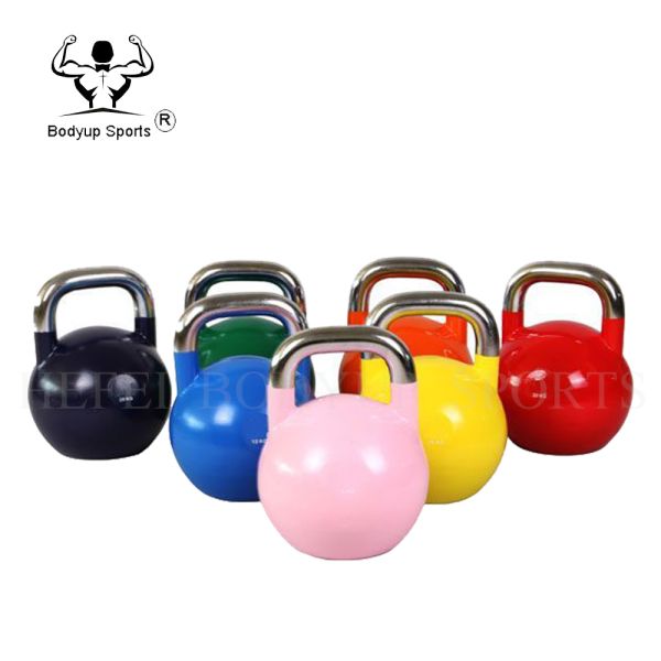 Competition Fitness Equipment Kettlebell  Color Weight Steel Kettlebell