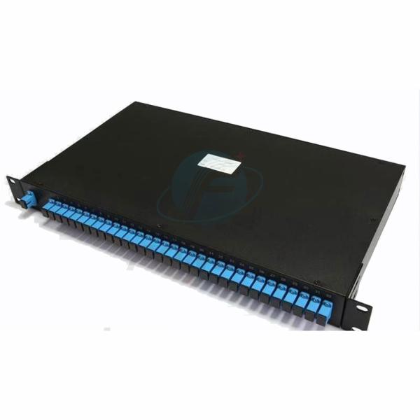 19 Inch 1x32 Plc Rack Mount Fiber Optic Splitter SC UPC