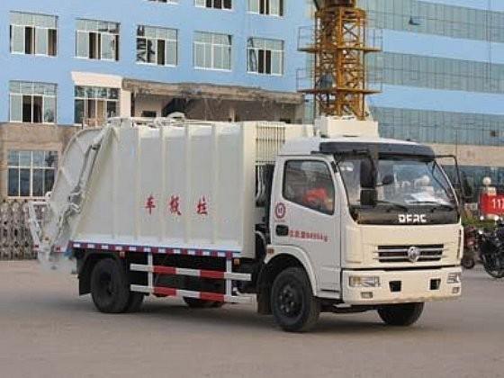 6CBM Euro3 120HP Dongfeng EQ5080ZYS4 Garbage Truck,Dongfeng Camion à Ordures,Dongfeng Camión de la Basura
