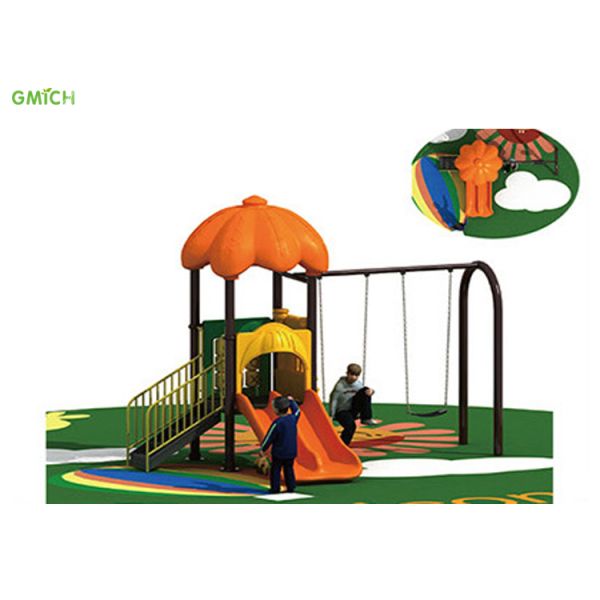 Kids Outdoor Slide Playground Equipment Anti Static Various Size
