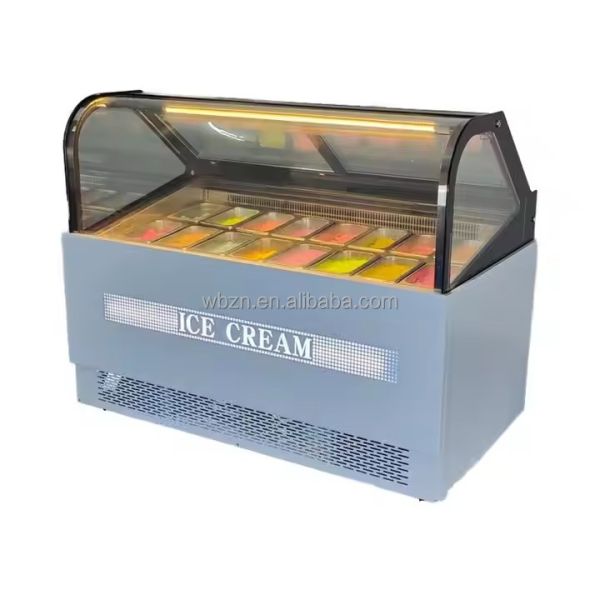 Ice Cream Freezing Display Cabinet Ice Cream Cabinet Refrigerated Desserts Fresh-keeping Popsicles Refrigeration Equipment