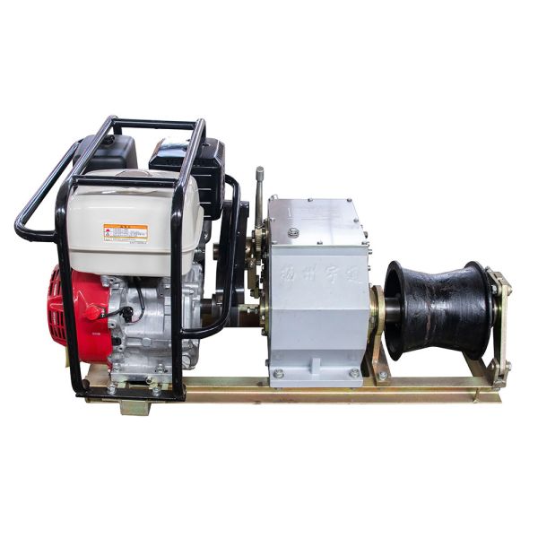 3 Ton / 5 Ton Gasoline Engine Powered Portable Cable Capstan Winch Machine for