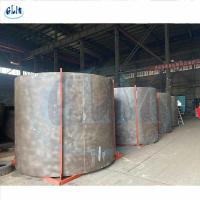 Cabeças de tanque de aço carbono de concha ASME / PED estampadas ou prensadas sob medida