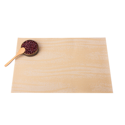 Настраиваемый логотип Приемлемый квадратный пластиковый стираемые ПВХ плацематы для украшения стола