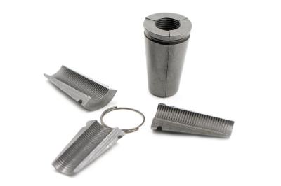Aço 20CrMnTi 2 / 3 Peças Post Tensioning Wedge Anchor Para Pré-expressão de concreto