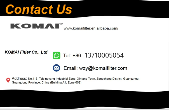 KOAMI Fuel Filter 400508-00063 SN25186 400508-00079 for DOOSAN DAEWOO