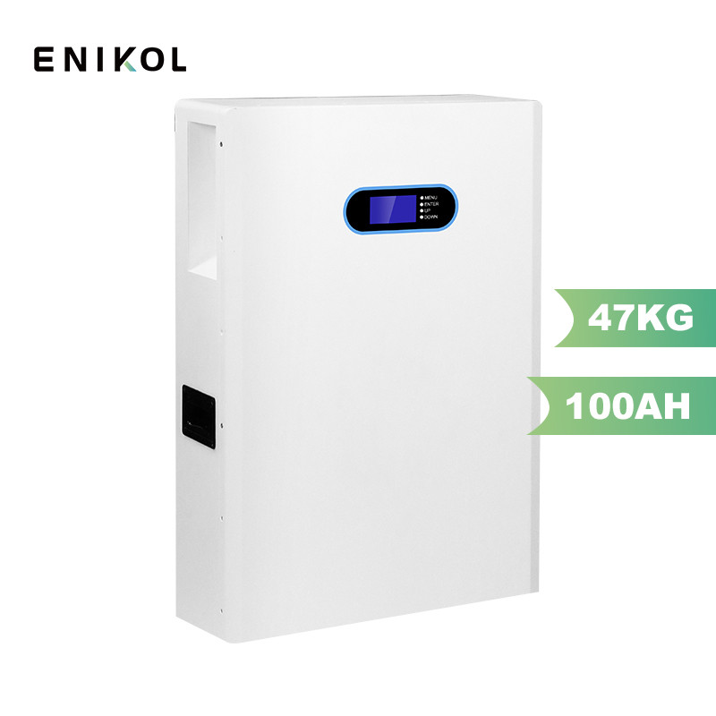 48V 100AH LiFePO4 Батарея высокой емкости Литий-ионная батарея Стенная установка