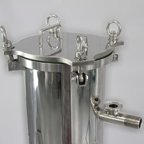 Industrial Stainless Steel Multi Cartridge Filter Housing For Water Treatment