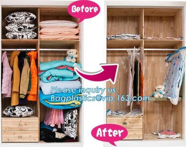 home storage vacuum space bag, closet space savers, vacuum packer bags for clothes and bedding, bagplastics, bagease, pa