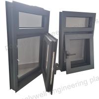 Tissu pour rideaux fait sur commande de conception moderne glissant la fenêtre se pliante en aluminium d'oscillation avec du double verre trempé